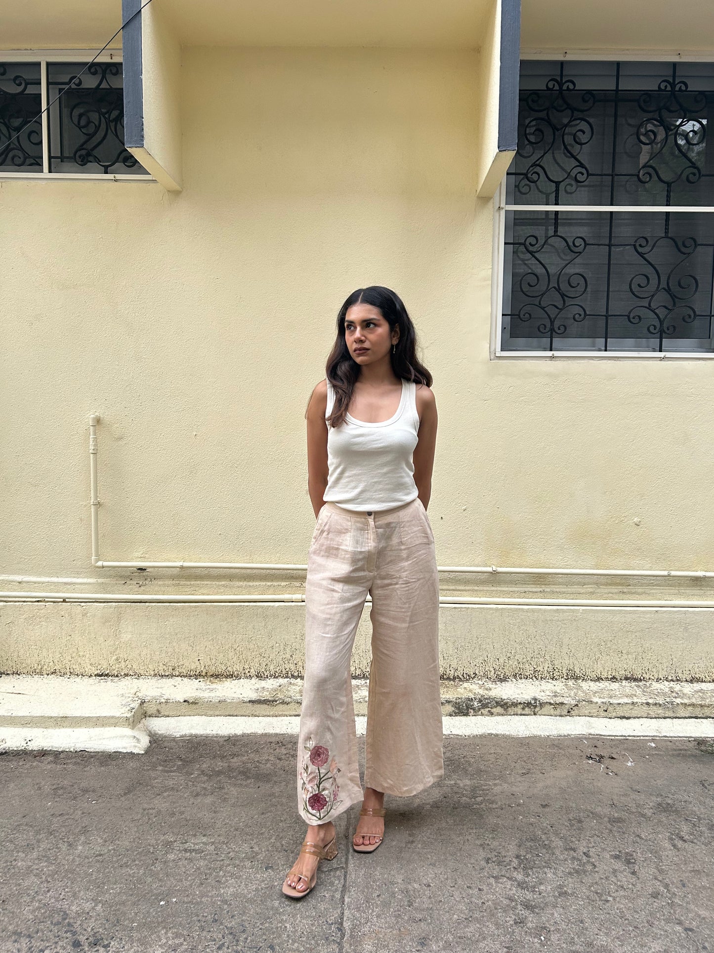 Nida - Culotte in Pearl