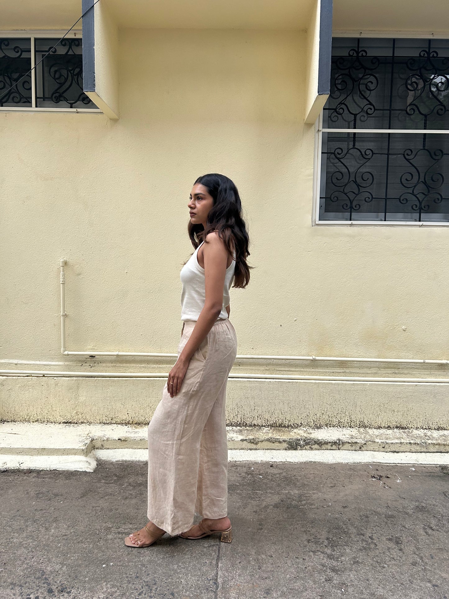 Nida - Culotte in Pearl