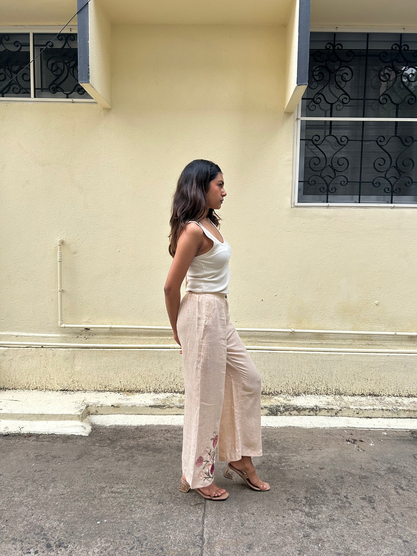 Nida - Culotte in Pearl
