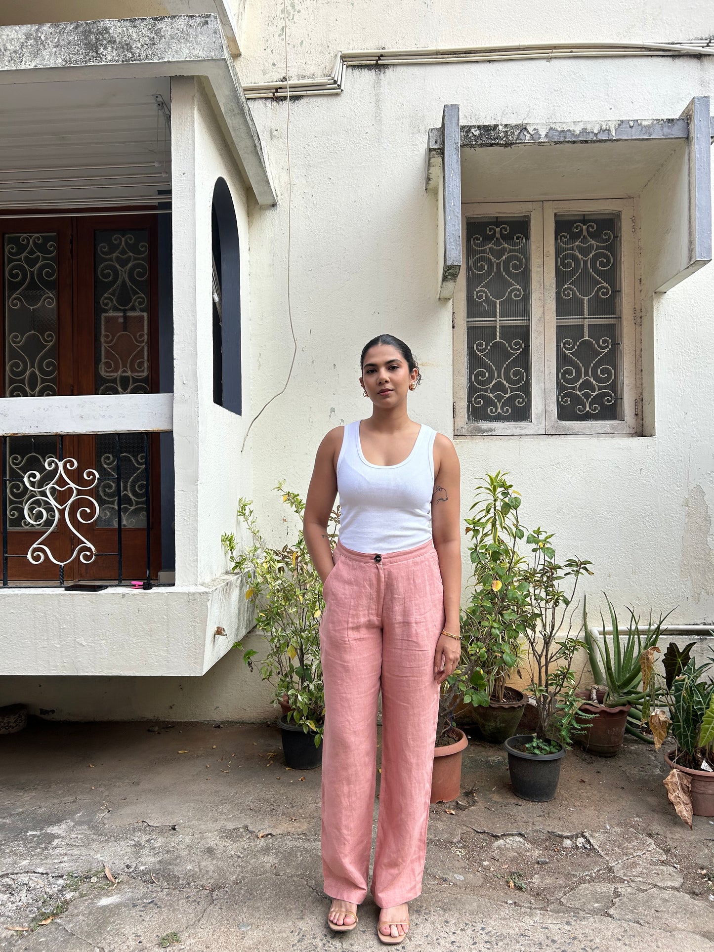 Aana - Lounge Trousers in Wild Rose