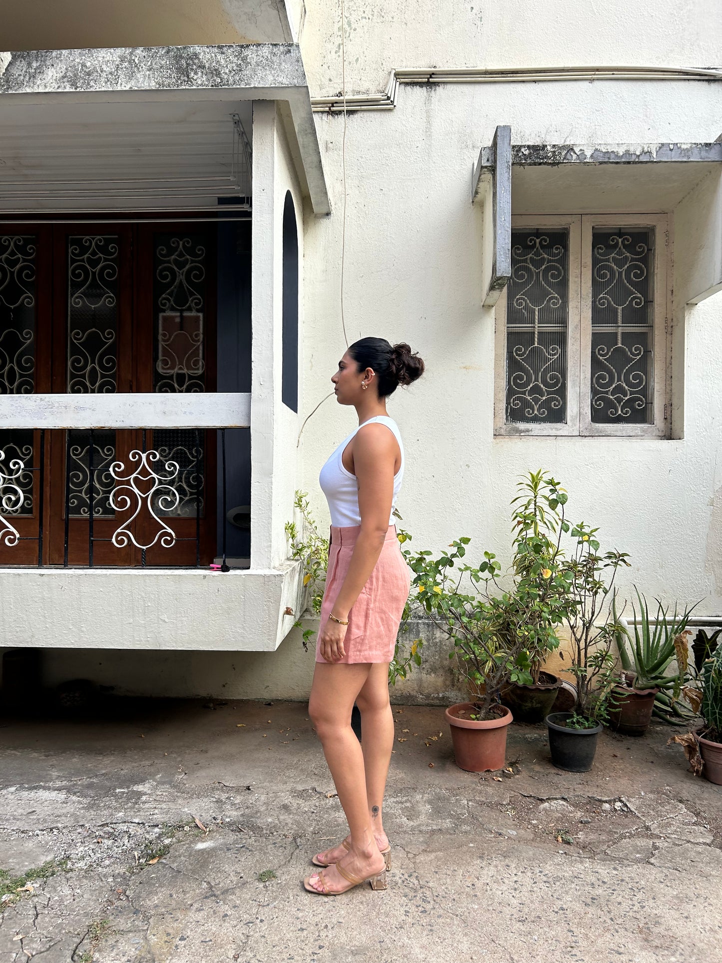 Adah - Shorts in Wild Rose