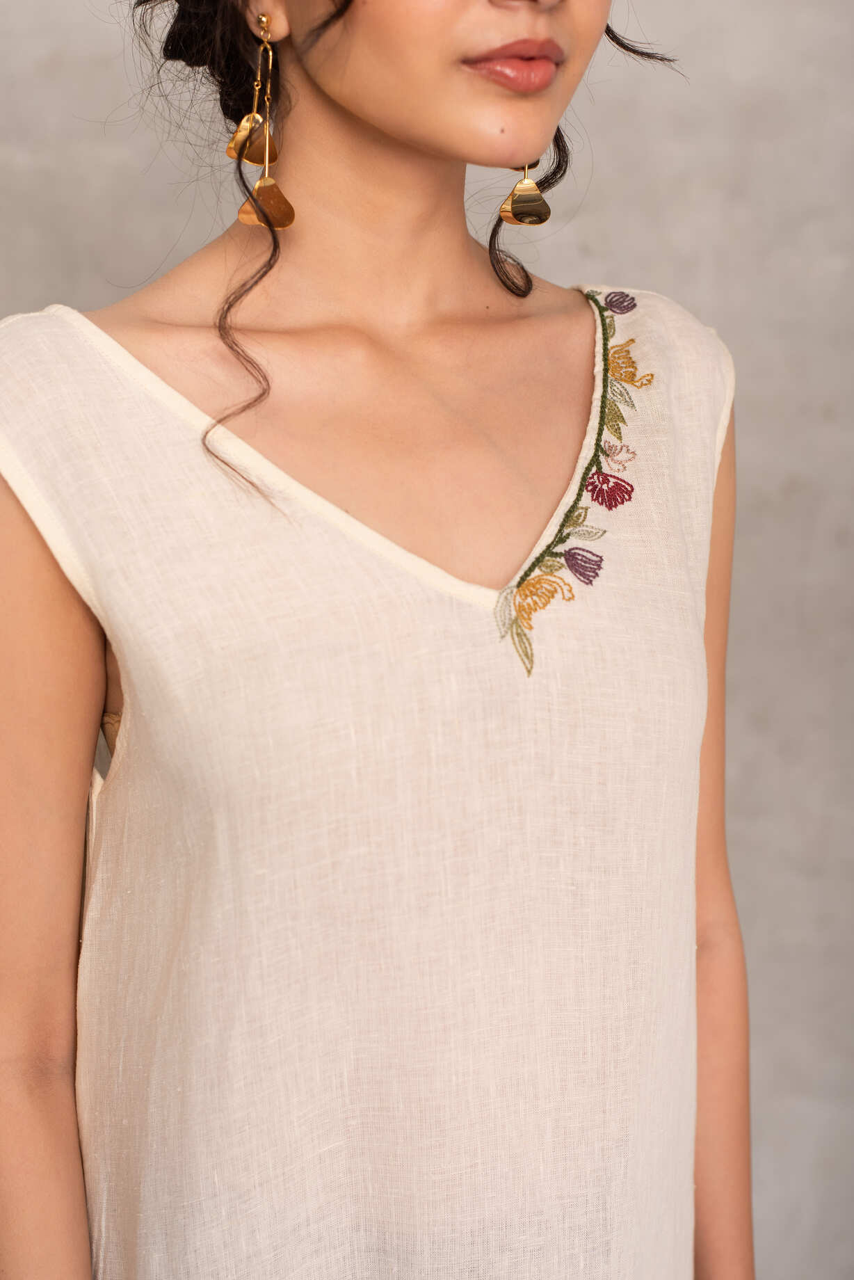 Trisha- Shift Dress in Pearl