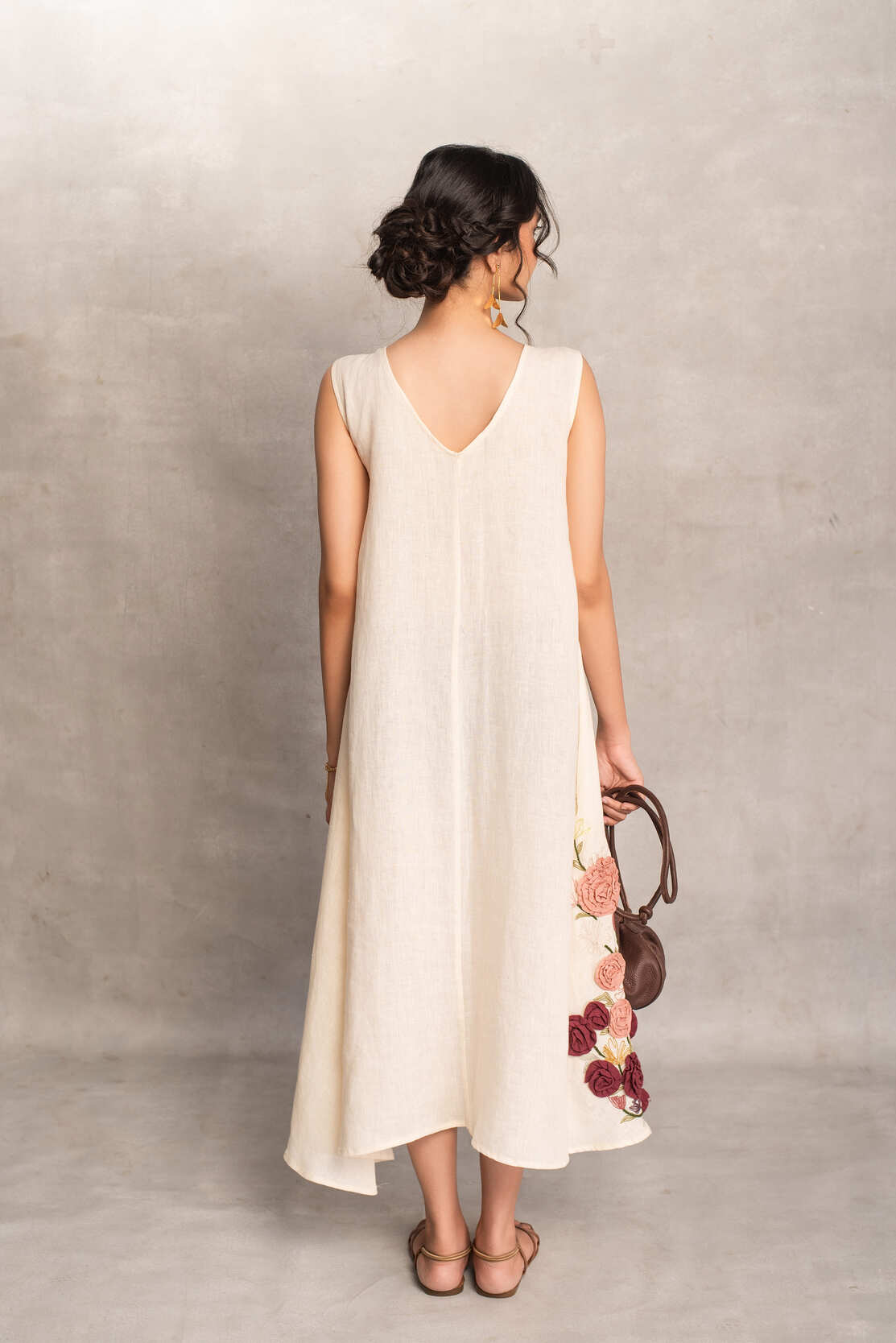 Trisha- Shift Dress in Pearl