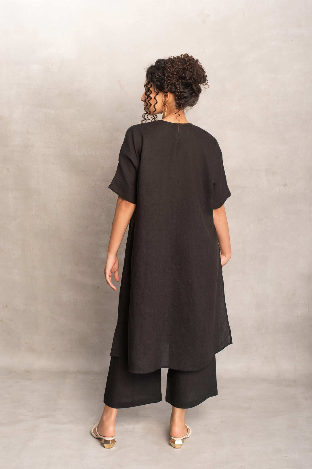 Vani- Tunic Coord in Soot