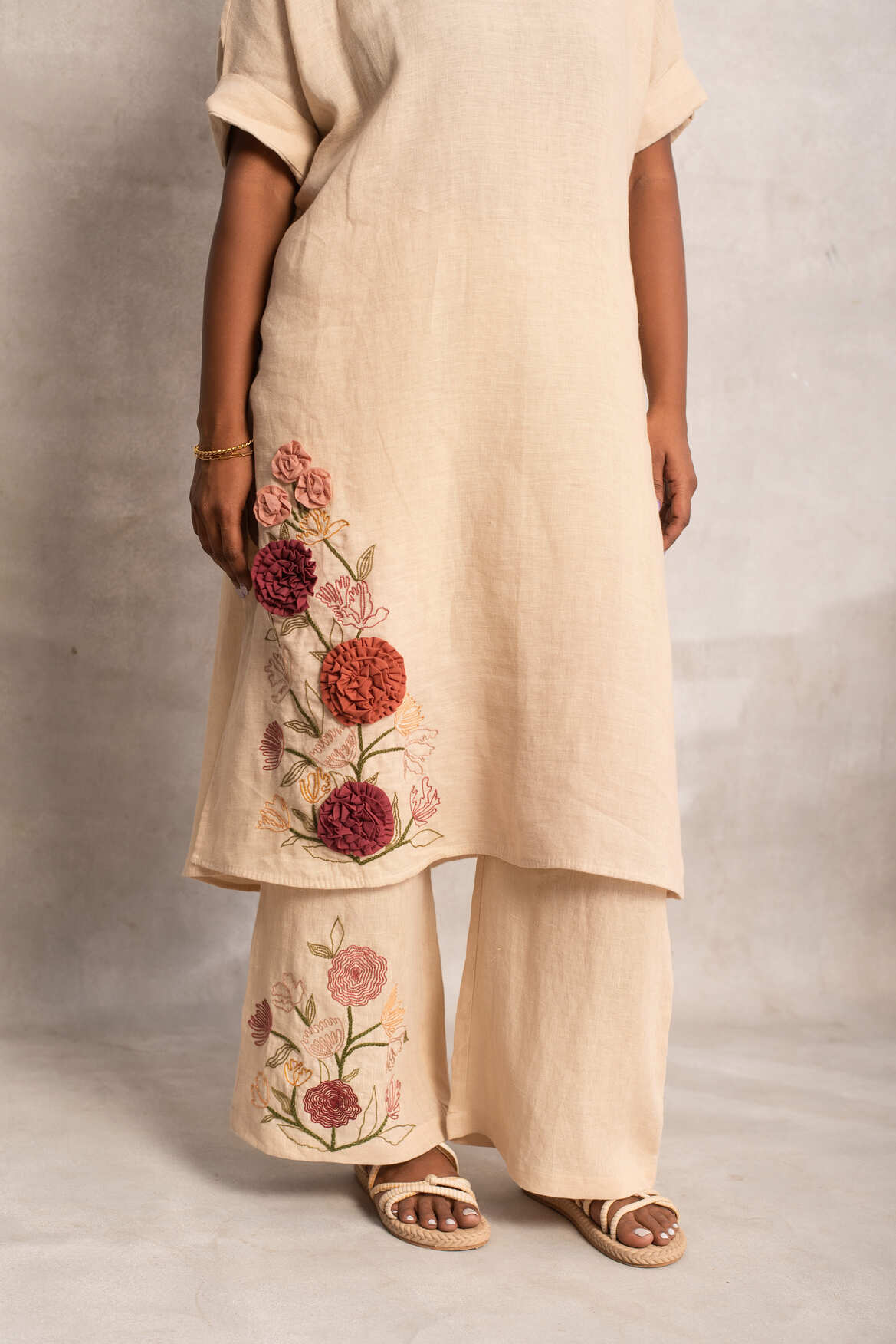 Vani- tunic coord in Pearl