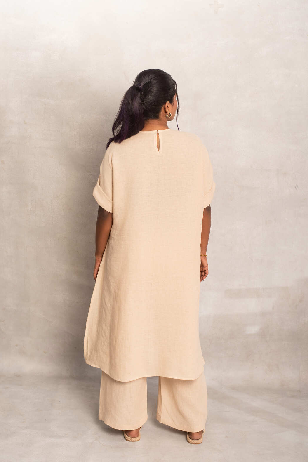 Vani- tunic coord in Pearl