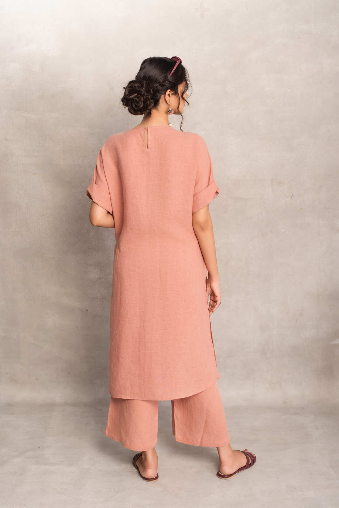 Vani- Tunic Coord in Wild Rose