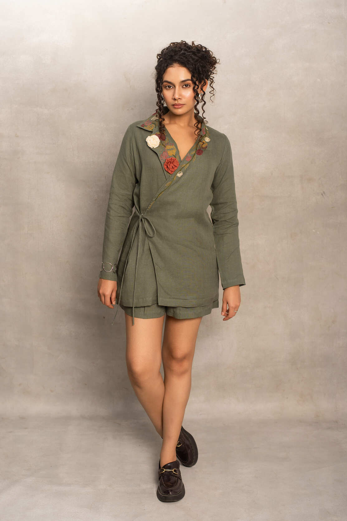 Natasha- Kimono in Ivy Green