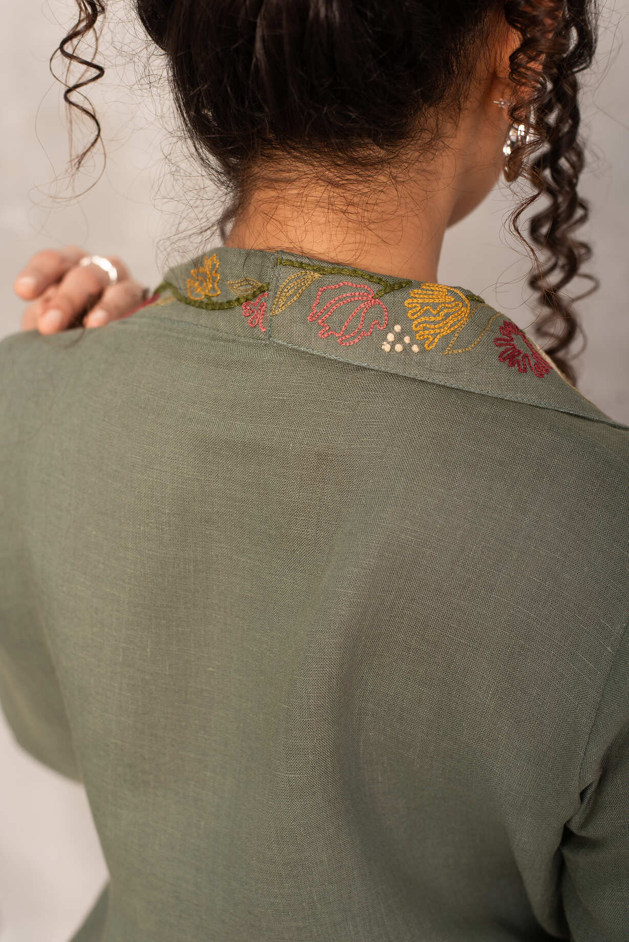 Natasha- Kimono in Ivy Green