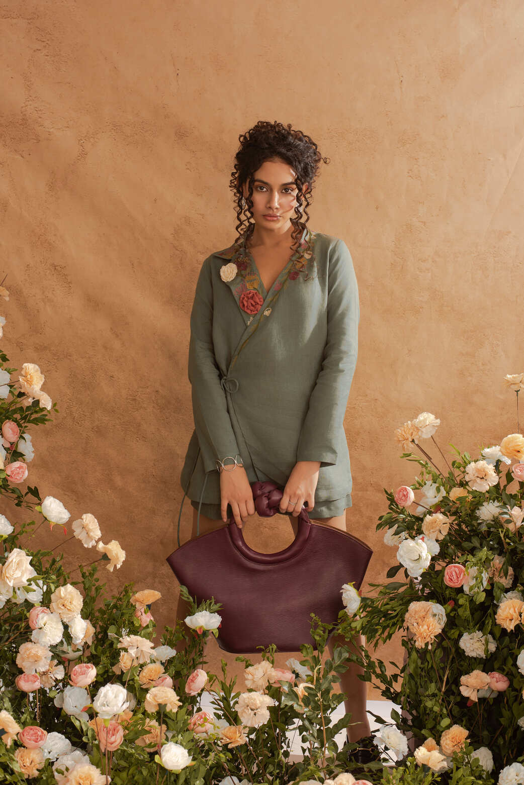 Natasha- Kimono in Ivy Green