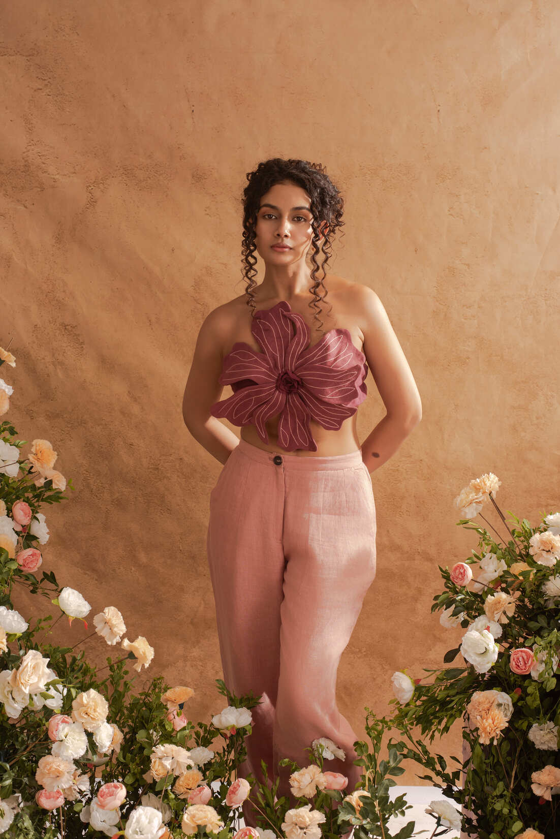 Aana - Lounge Trousers in Wild Rose
