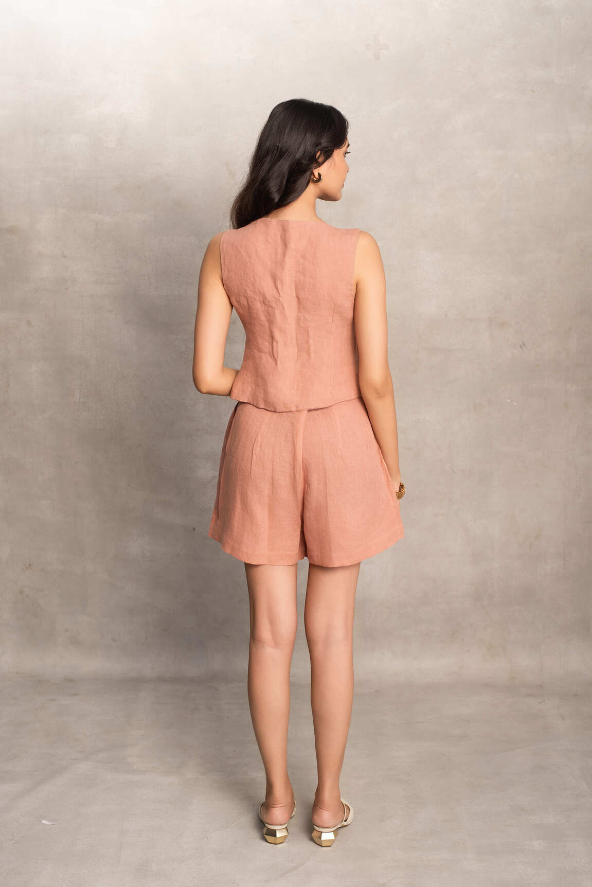 Adah - Shorts in Wild Rose