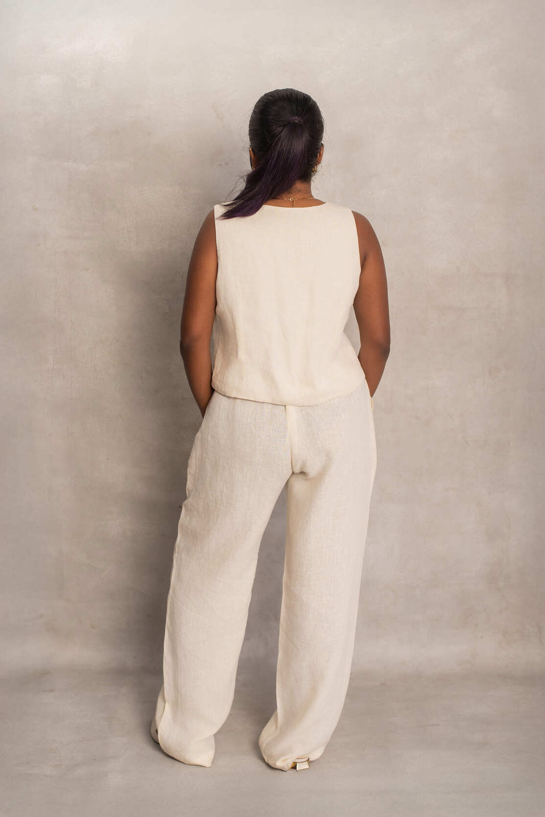 Aana - Lounge Trousers in Pearl