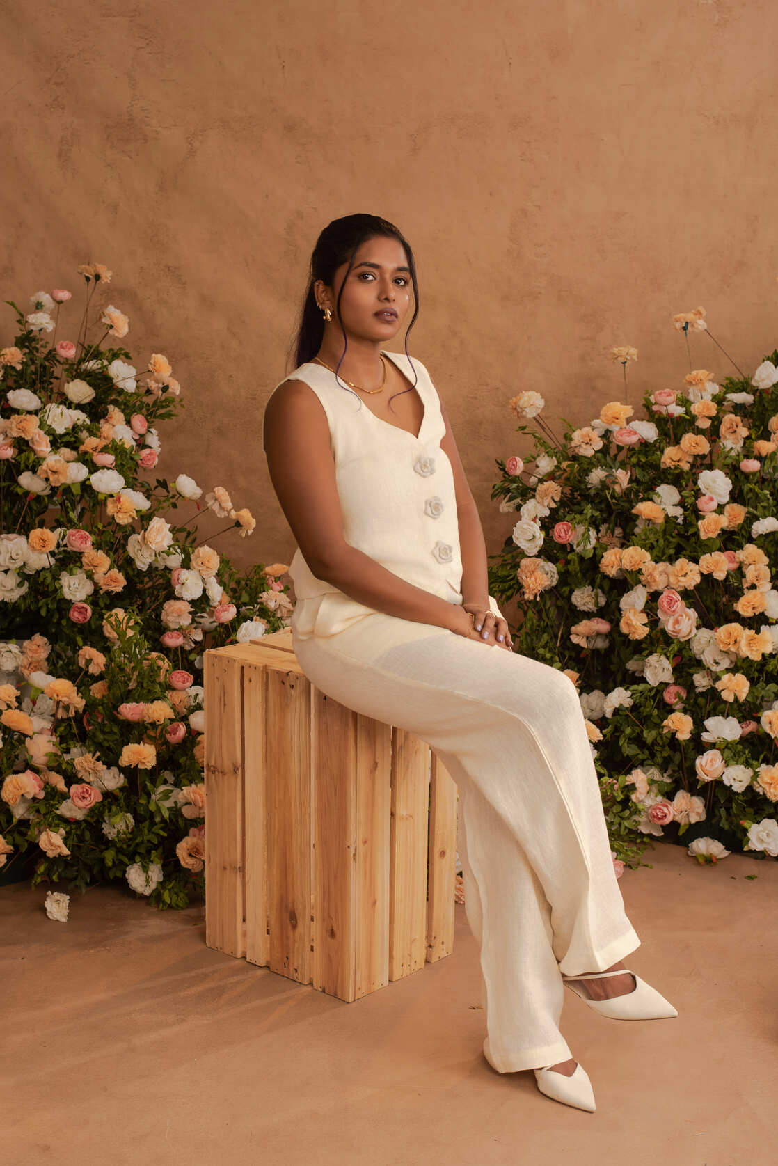Aana - Lounge Trousers in Pearl