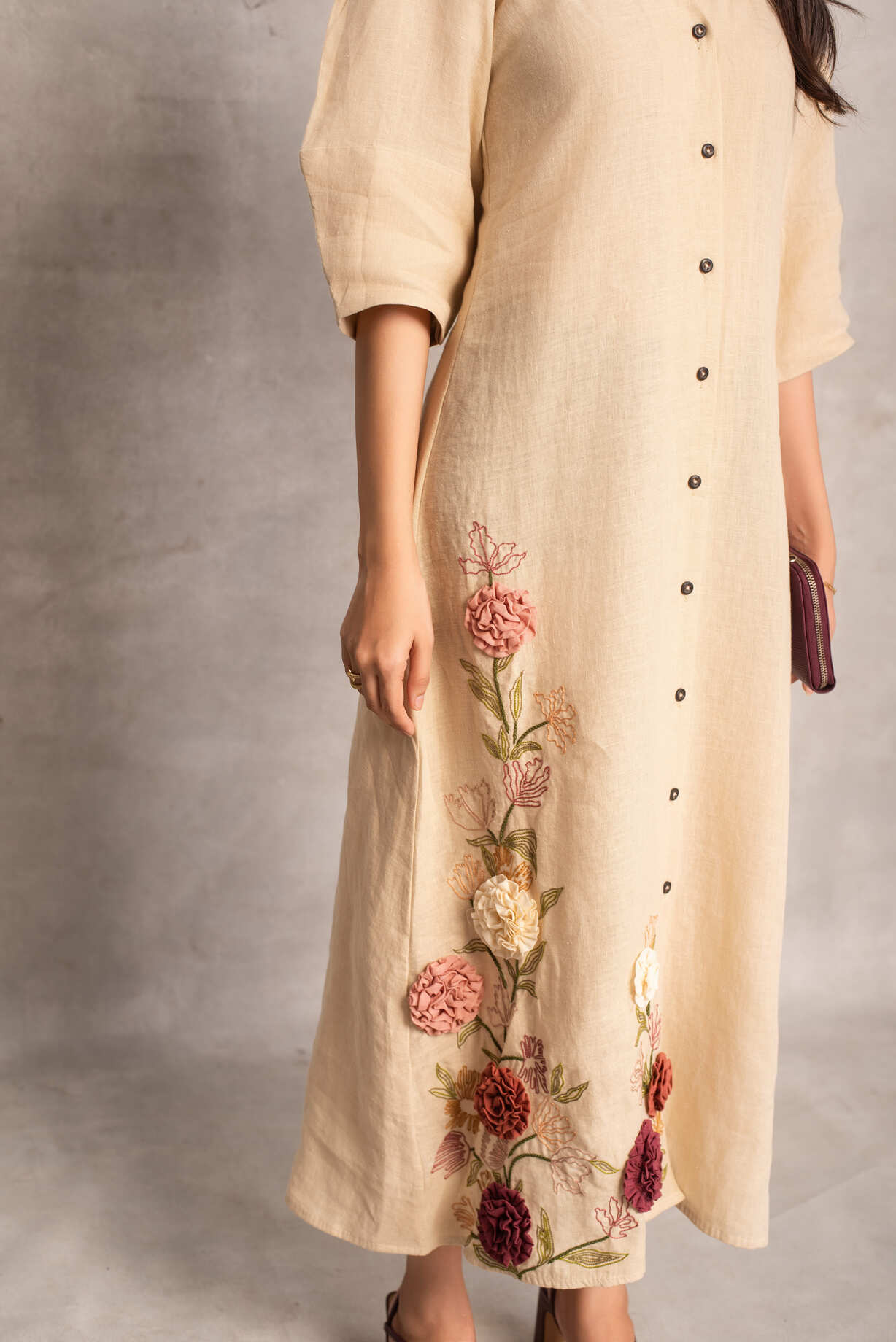 Mrunal- Maxi dress in Pearl