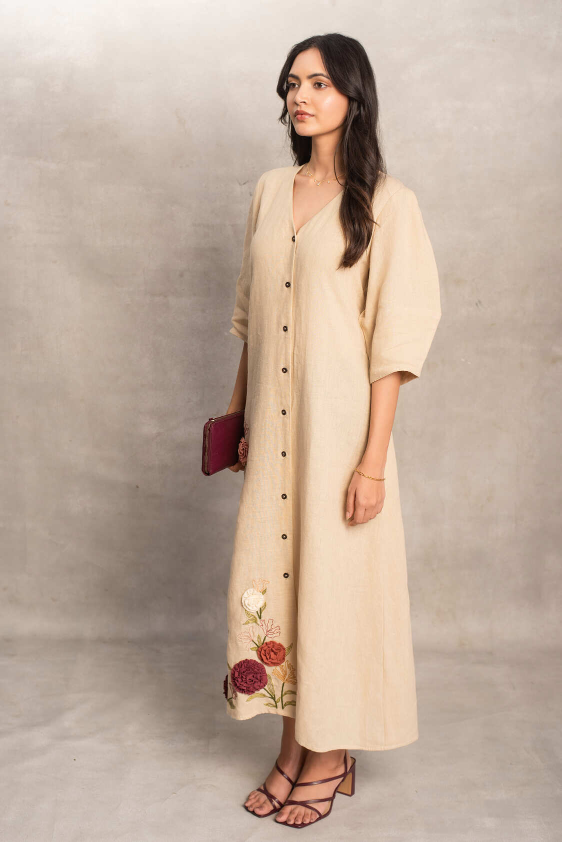 Mrunal- Maxi dress in Pearl