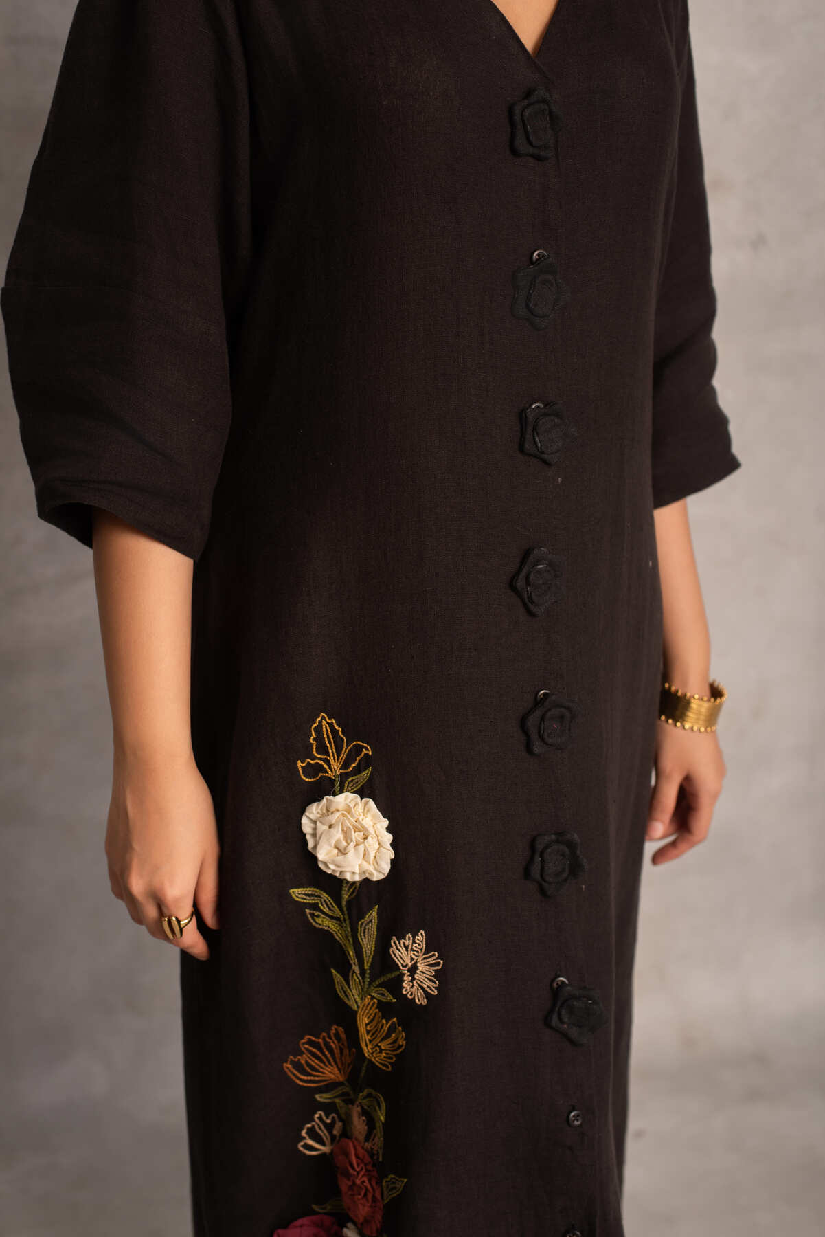 Mrunal- Maxi dress in Soot