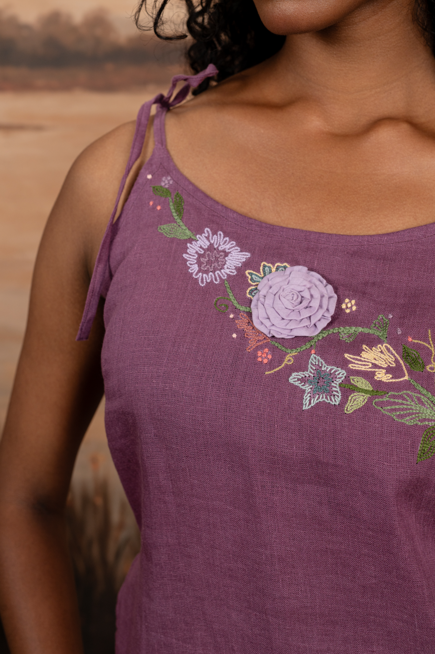 Myra in Dusty Plum