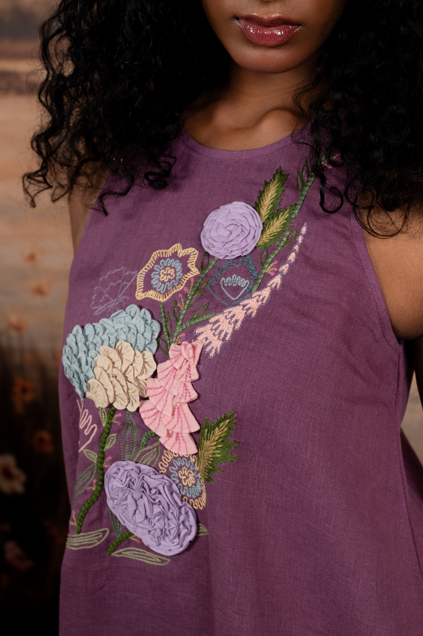 Shriya in Dusty Plum