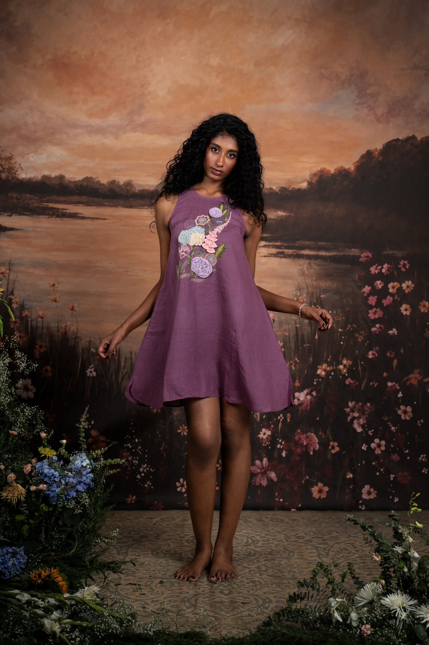 Shriya in Dusty Plum