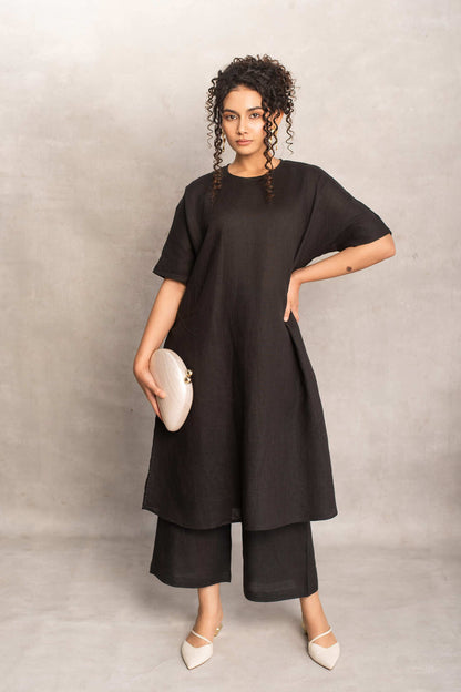 Vani- Tunic Coord in Soot