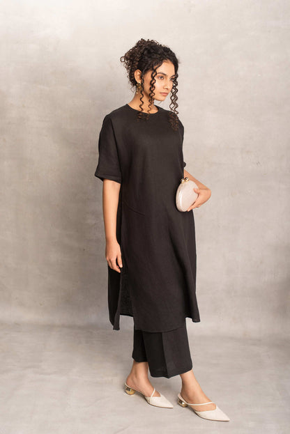 Vani- Tunic Coord in Soot