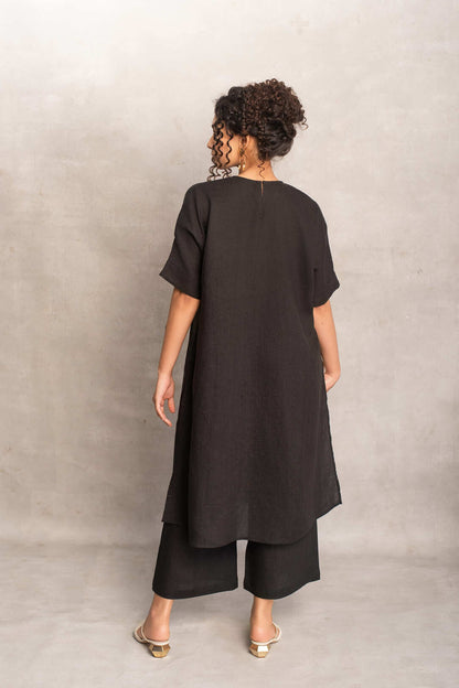 Vani- Tunic Coord in Soot