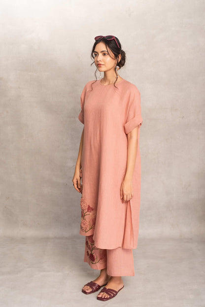 Vani- Tunic Coord in Wild Rose