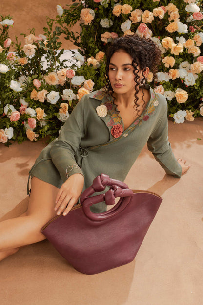 Natasha- Kimono in Ivy Green