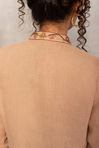 Reva- Shirt Dress in Latte