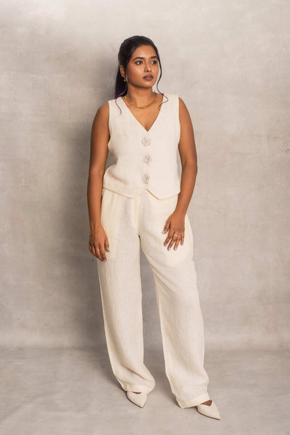 Aana - Lounge Trousers in Pearl